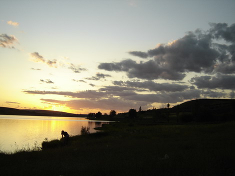 Sunset Photographs Falticeni Romania Lake