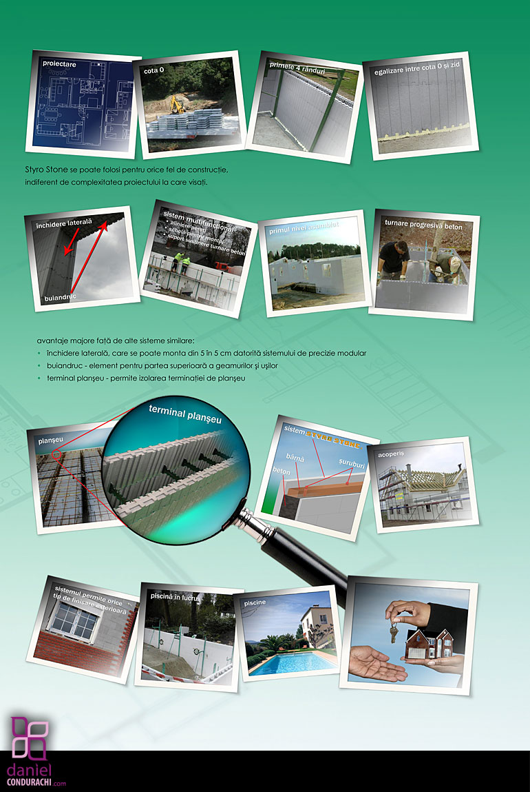 Graphic Design Styro Stone brochure - update
