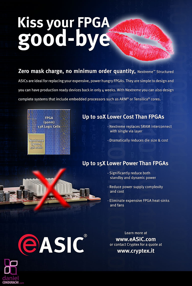 Graphic Design Advert in Italian IT Magazine
