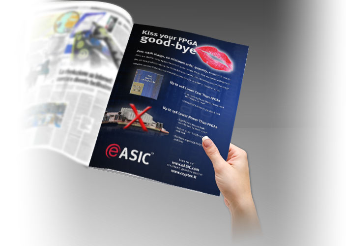 Graphic Design Advert in Italian IT Magazine