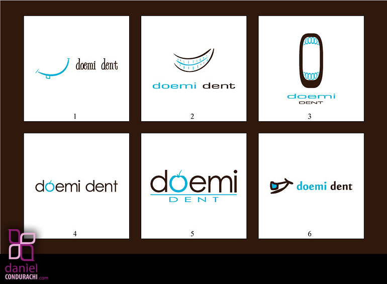 daniel-mihai-condurachi-logo-design-iasi-romania-sigla-logo-identitate-vizuala-romania-doemi-dent-corporate-identity-middle-concept